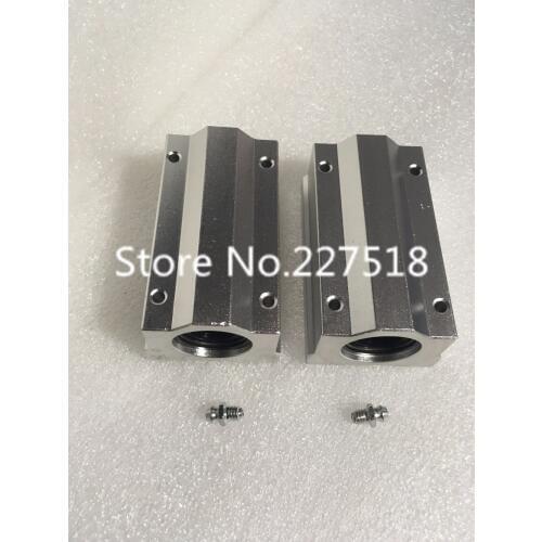 10pcs/lot SCS20LUU 20mm Linear Ball Bearing Block Bearing pillow Bolck with LM20LUU bush