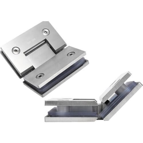 304 Stainless steel glass doors hinge 135 Degree marine boat yacht accessories glass shower box hinge load 45kg