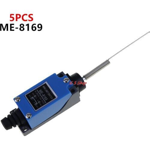 5PCS ME-8169 limit form switch Rotary Adjustable Roller Lever Arm Mini Limit Switch Mini