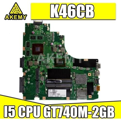90NB0110-R00020 K46CB Laptop motherboard for ASUS A46C S46C E46C K46CB K46CM mainboard I5-3317/3337 GT740M-2GB