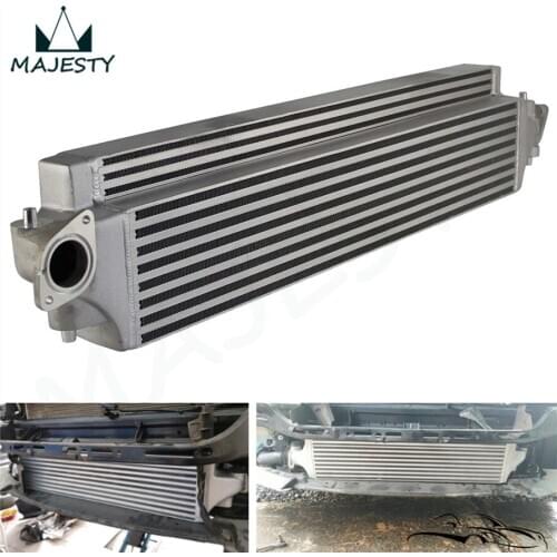 Bolt-On FMIC Front Mount Intercooler Fits For 16-17 H*onda C*ivic 1.5L Turbo Silver