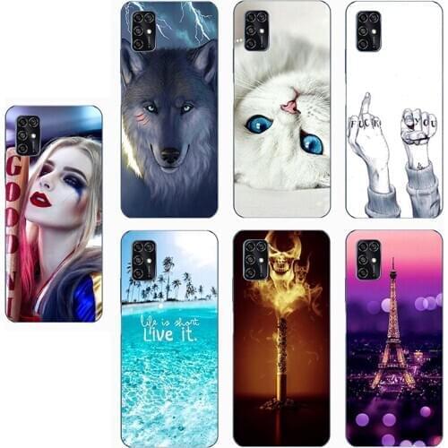 For ZTE AXON 20 5G case Wolf Silicon TPU Fundas for ZTE Axon 20 Case Cat Animal Phone Cases for Axon 20 4G case