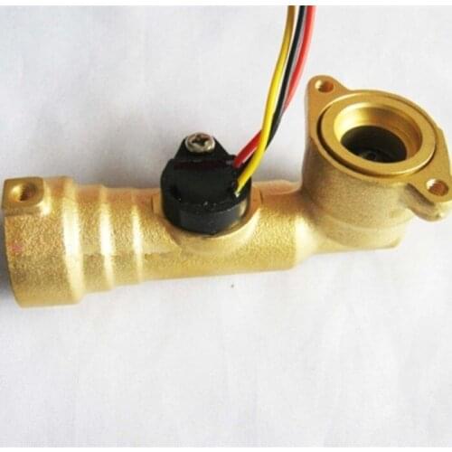 Water flow sensor Hall switch sensor boiler flowmeter for Water heaters drinking fountains G1/2 0.3-10l/min 2.0MPa DC3-24V