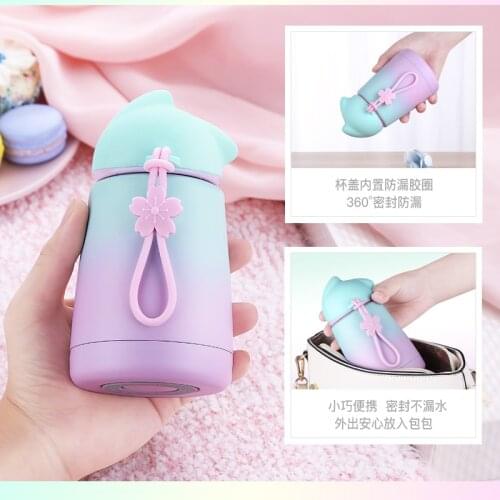 300ml Rabbit Thermo Cup Stainless Steel kid Thermos bottle For water Thermo Mug Cute Thermal vacuum flask child Tumbler