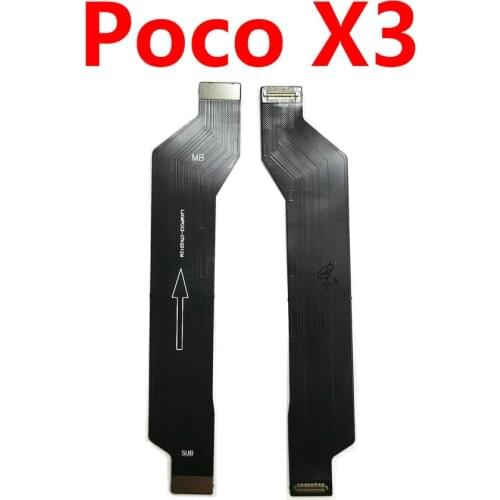 For Xiaomi POCO X3 NFC Main Board Connector USB Charging Motherboard LCD MainBoard Display Flex Cable