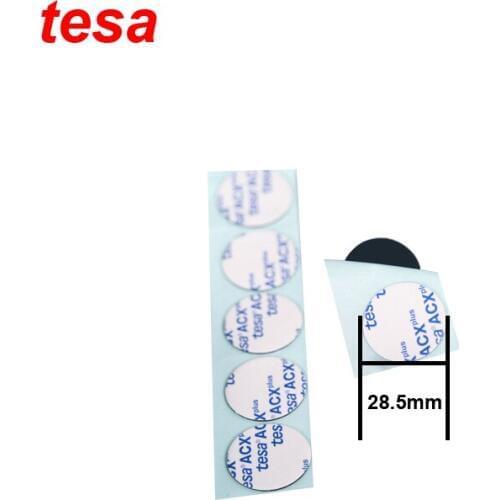 100pcs Diameter=28.5mm Double Sided High Adhesive Circle, Mounting Shape, tesa Acrylic foam, 1.2mm thick