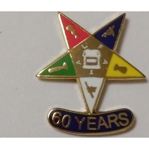 Factory Custom Lapel Pin Wholesale 100pcs 19.1MM Masonic star imitation cloisonne pin badge epola process