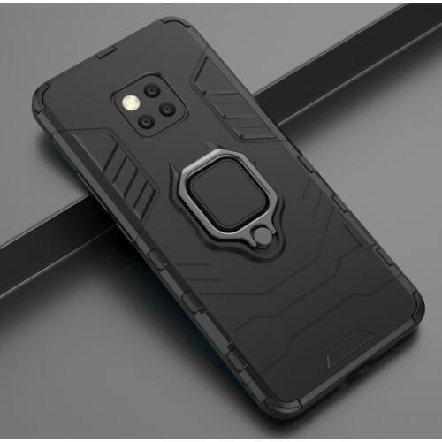 With stand Ring Hybrid case For Huawei Mate 20 Pro Hard Silicone + PC Armor Magnet protective back cover for huawei mate 20pro