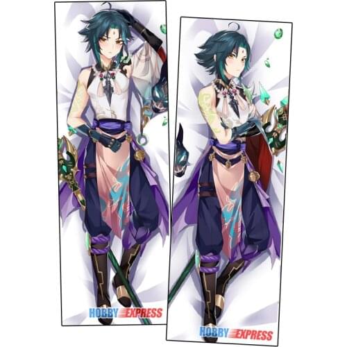 Hobby Express Anime Dakimakura Japanese Otaku Waifu Hugging Body Pillow Cover Xiao Genshin Impact 21408