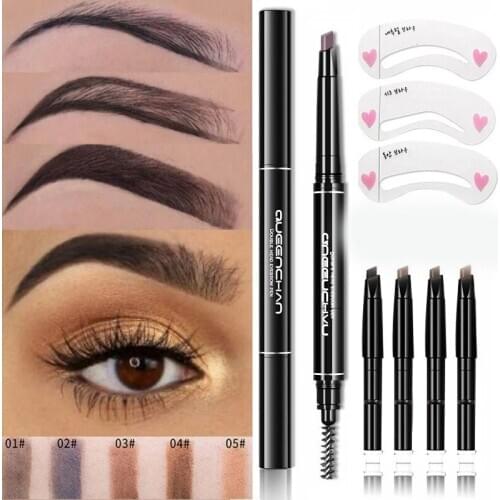 5Pcs Replacement core New Arrivals Eyebrow Tint Cosmetics Natural Long Lasting Eyebrow Waterproof Black Eyebrow Pencil Makeup