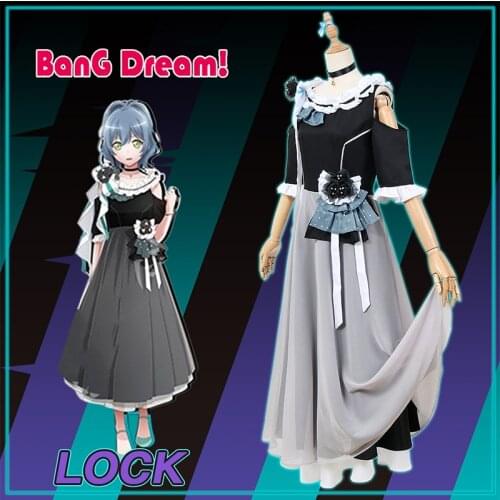 Cosplay Costume Anime Bang Dream! Asahi Rokka RAISE A SUILEN Dresses Christmas Halloween Free shipping CG878WMY