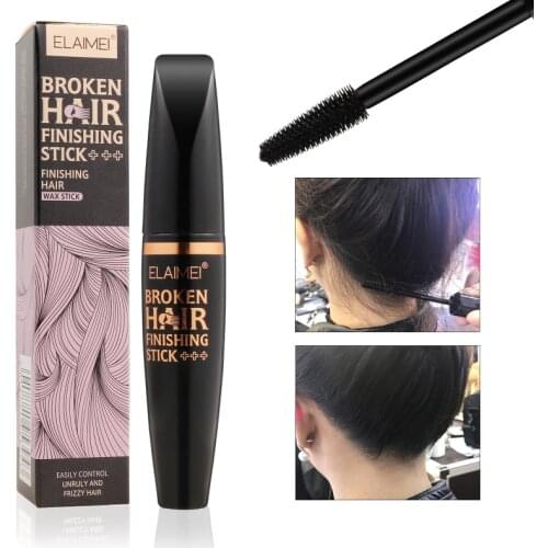 ELAIMEI 15ml Broken Hair Finishing Cream Refreshing Small Broken Hair Shaping Gel Hair Smoothing Cream Hair Styling Stick