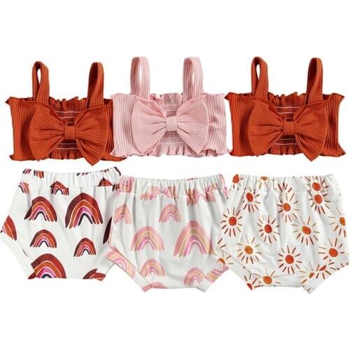 Baby Boy Girl Summer Clothes Special Letter Printed Short Sleeve Romper Leopard Printed Long Pants Headband Newborn Clothing Set