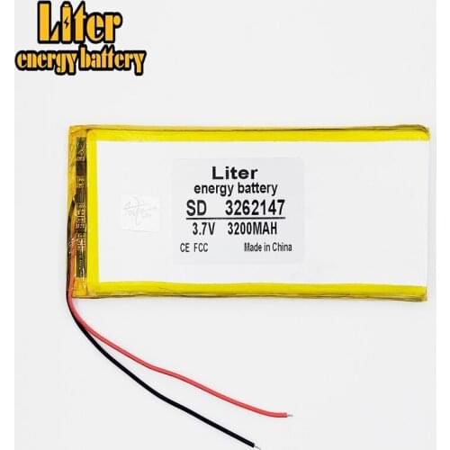 Li-po 3262147 3.7V,3200mAH The tablet Polymer battery Polymer lithium ion / Li-ion battery for tablet pc