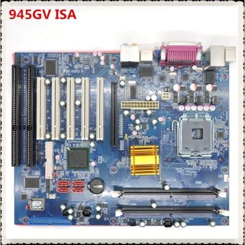 New IPC Board For Intel 945 945GV ISA Slot Mainboard LGA775 5PCI VGA LPT 2LAN 2ISA 2COM Industrial Motherboard Replace AIMB-769