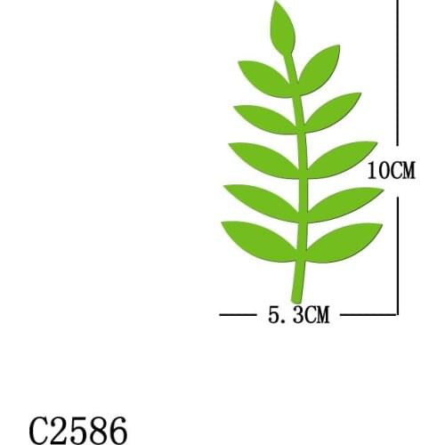 New leaf Wooden Die Scrapbooking C2586 Cutting Dies Multiple Sizes