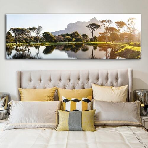Beautiful Sunset Landscape Canvas Paintings Posters And Prints Wall Art Canvas Pictures for Bed Room Cuadros Home Decoration