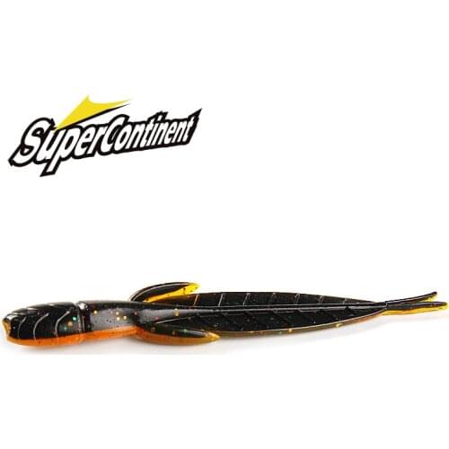 Supercontinent hot fishing lure 78mm/20pcs C-4 leech lure bait larva soft bait