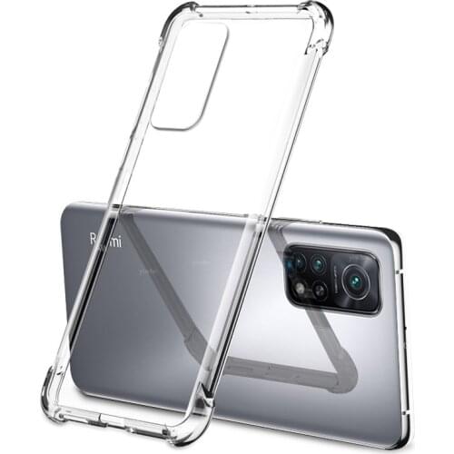 Shockproof Phone Case for Xiaomi Mi 10t Pro Transparent Silicone Case for Xiaomi Mi 10tPro 10 T 10T LITE 5G Cases Back Cover