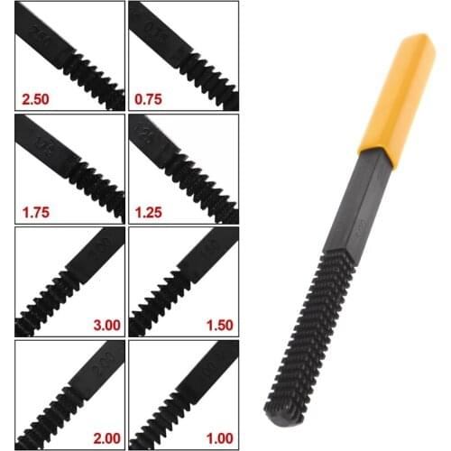 Thread Repair Restoration File Teeth Correction Metric Hardware Mini DIY Tools
