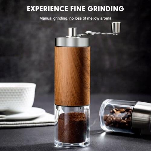 Manual Coffee Grinder Portable Household Hand Handmade Coffee Bean Grinding Mill Kitchen Milling Tools Cafe Making Accessories