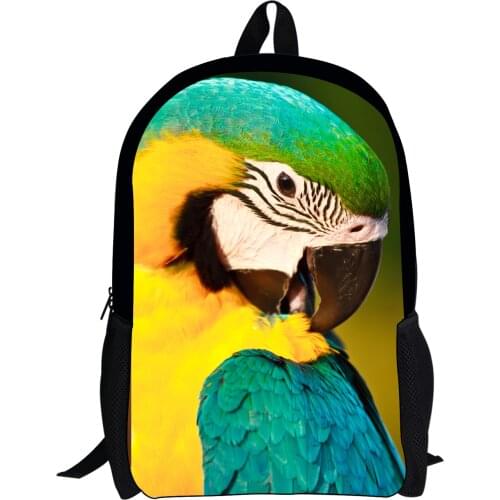Bird Design Backpack for Mens Preschool Back to School Kindergarten Bags Anime Book Bags Boy Girl Mochila Children Bgas