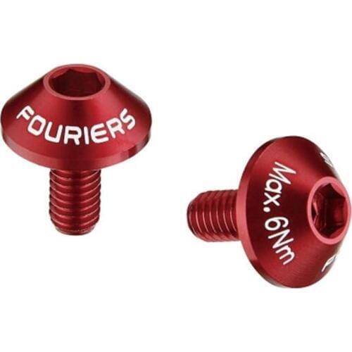 FOURIERS bicycle Water bottle cage bolt Alloy 7075-T6 full CNC made bike Bottle Holder screw Set of 2 pieces