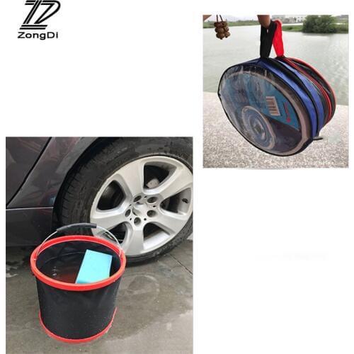 ZD Car styling wash supplies Storage bucket for kia Ceed Suzuki grand vitara Citroen xsara picasso C3 Subaru Saab Lada granta