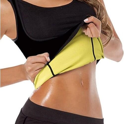 Women Fitness Exercise Shapers Sweat Sleeveless Shirt Neoprene Clothes Vests Sports Training Cami Vest