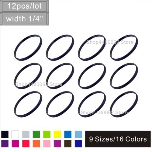 12pcs/lot 5mm width Children Plastic Handband Birthday Wristbands Gift for Kid and Toddle