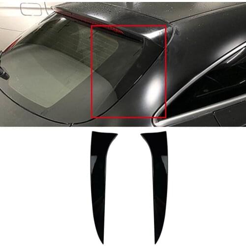 2Pcs Shootingbrake Rear Wing Side Spoiler Trim Cover Stickers Accessories For Mercedes Benz CLS Class C218 Car Styling