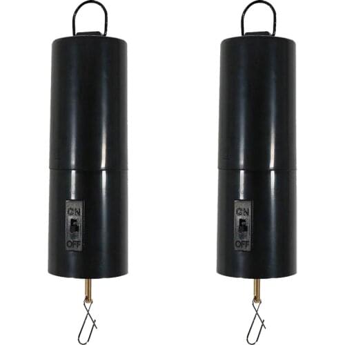 2Pieces Battery Operated Hanging Display Wind Spinner Motor Garden Decor Accessory