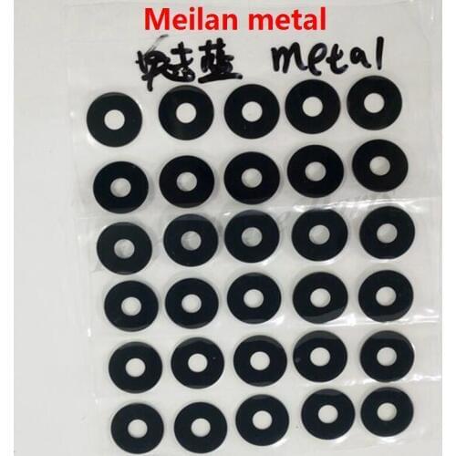 50PCS/lot Replacement Parts Back Rear Camera Glass Lens with adhesive Sticker For MEIZU Meilan metal