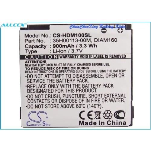 Cameron Sino 900mAh Battery DIAM100, DIAM160 for HTC/DOPOD S900, Diamond 100, Diamond 140,P3100,P3700,P3701,P3702, Touch Diamond