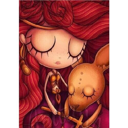 Full Square/round Drill 5D DIY Diamond Embroidery Magical girl Diamond Painting Cross Stitch Rhinestone Mosaic Decor Gift E1261