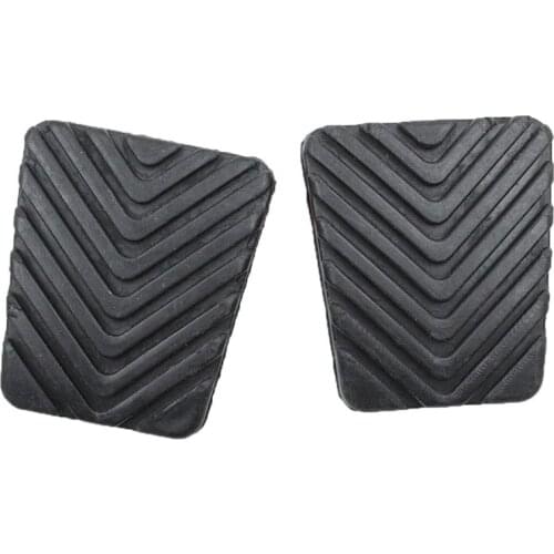 AU05 -2PCS Black Rubber Brake Clutch Pedal Pad for Hyundai Elantra Sonata Tucson 32825-36000