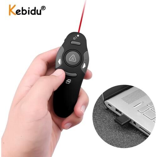 2.4G Wireless Red Laser Presenter Pointers Pen Pointers Remote Control USB RF Remote Control PPT Powerpoint Presentation