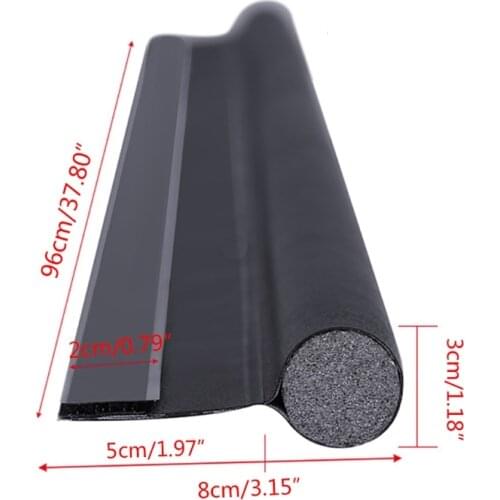 B2RA Under Door Draft Stopper Blocker Flexible Bottom Door Seal Strip Weatherproof Sound Absorber Noise Reduction Guard