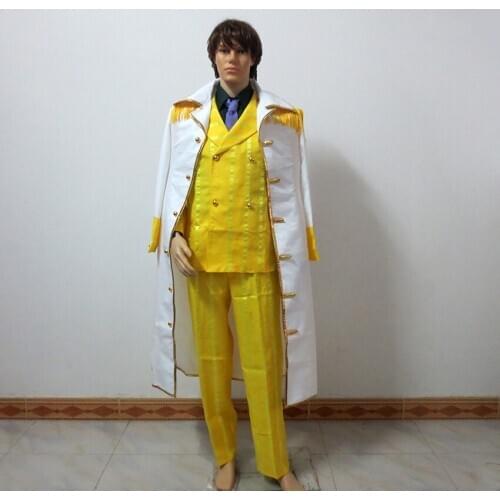 One Piece Naval Uniform Borsalino Christmas Party Halloween Uniform Outfit Cosplay Costume Customize Any Size