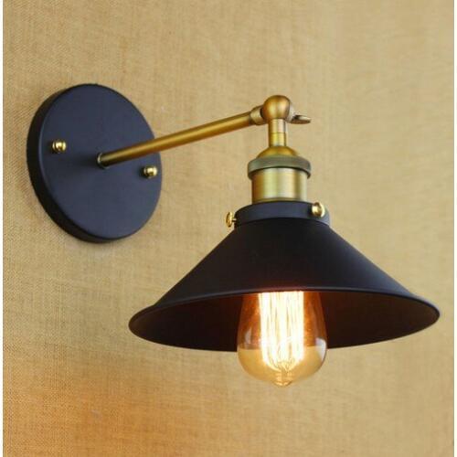 Retro Loft Style Edison Wall Sconces Decorative Wall Light Fixtures Industrial Vintage Bedside Wall Lamp For Home Lighting
