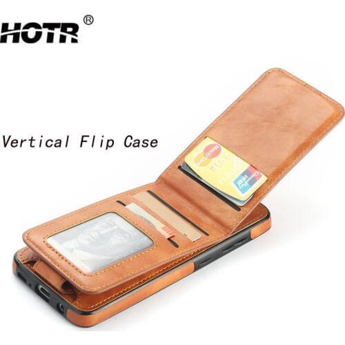 For Samsung Galaxy S8 S8 Plus S9 S9 Plus Note 8 9 Vertical Flip PU Leather Case Card Slot Holder Stand Cover For Samsung Note 9