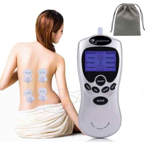 TENS Body Massager Electrical Vibrating Meridian Pulse Muscle Stimulator Electrotherapy Physical Therapy Pain Relief EMS Massage