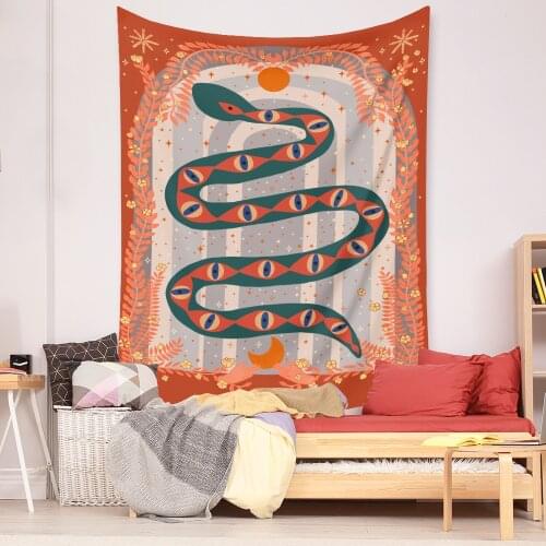 Mystical Flag Tapestry hanging fabric background wall covering home decoration wall blanket tapestry bedroom wall hanging