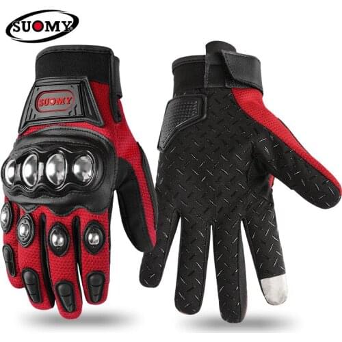 Motorcycle gloves stainless steel drop summer seasons male cross-country knight motorcycle riding breathable refers to all women