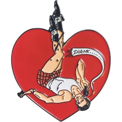 The men of 'Twin Peaks' want to be your valentine brooch creative fun addition