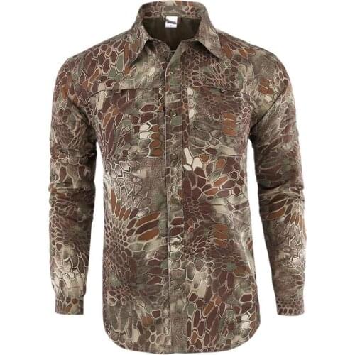 ESDYMen Outdoor Hunting Fishing Hiking Quick Dry Shirt Long Sleeve Military tactical shirt Breathable Anti-UV Detachable sleeves