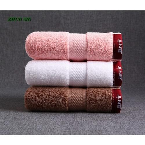 35*75cm White Hotel towel 180g Large 100% cotton bathroom Adult travel Shower Beach towel for home Hotel Pink brown Terry Towel