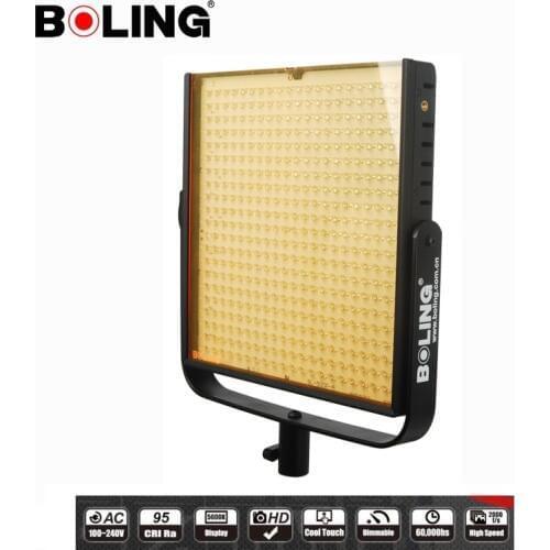 Boling BL-500P 500P Video LED Stackable Studio Portable Light Panel CRI 96+ 441 LEDS Dual Power Supply 5600K±300K with Bag