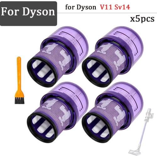 Vacuum Cleaner Part suitable for Dyson V8 V7 V6 DC58 DC59 DC61 DC62 Replacement Accessories Washable Brush Heads-2 pcs