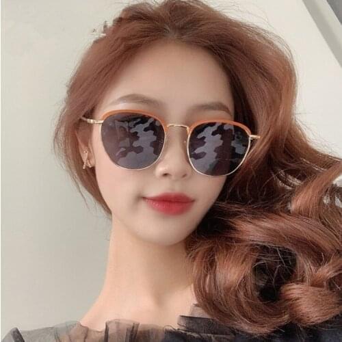 Sunglasses Women Luxury Brand Design Mirror Flat Vintage Fashion Sun Glasses Lady Eyewear